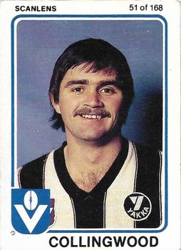 1981 Scanlens VFL #51 Ray Shaw Front